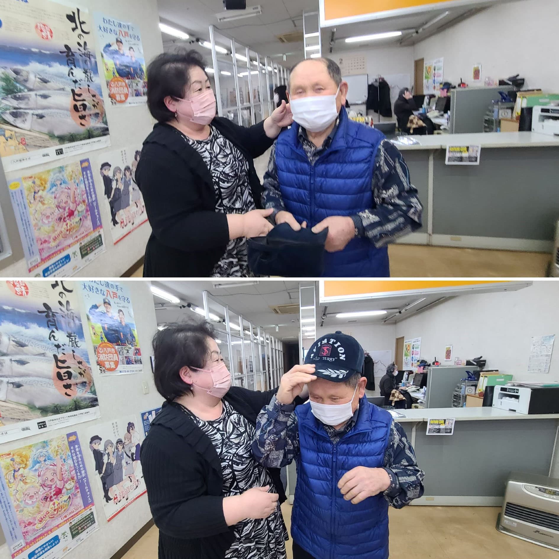 八戸出身　八太郎えんぶり組　高橋常男さん　田代智子さんの写真2