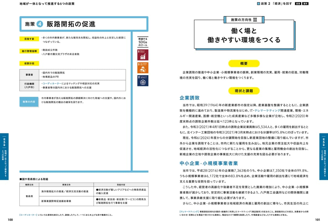 〈参考：掲載箇所〉施策の方向性Ⅲ 働く場と働きやすい環境をつくる