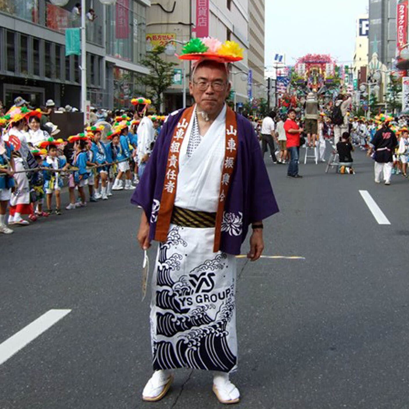 八戸市出身　（株）吉田産業八戸ブロック工事監理課、はちのへ山車振興会副会長　杉澤敦夫さん　６０代の写真1