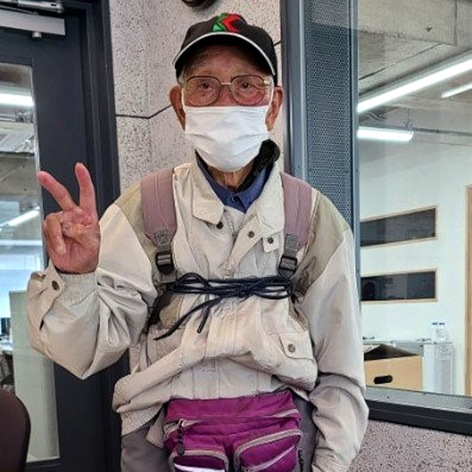 秋田県秋田市雄和町出身　鮫公民館協力会副会長　工藤長四郎さん　１０１才の写真1