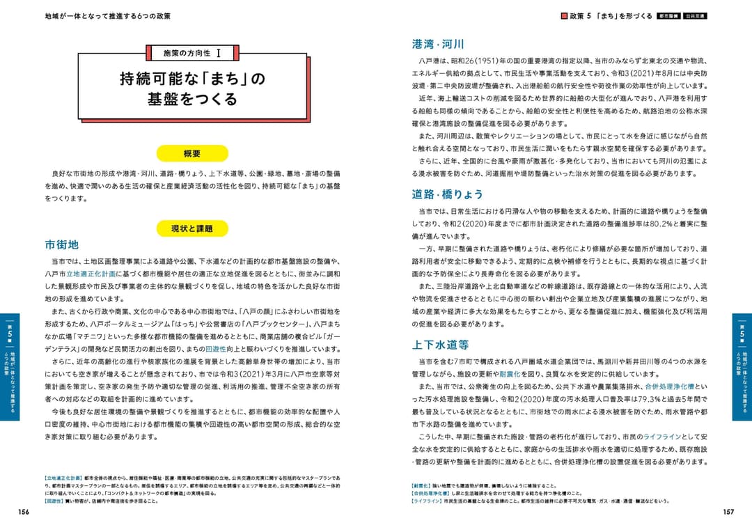 〈参考：掲載箇所〉施策の方向性Ⅰ持続可能な「まち」の基盤をつくる