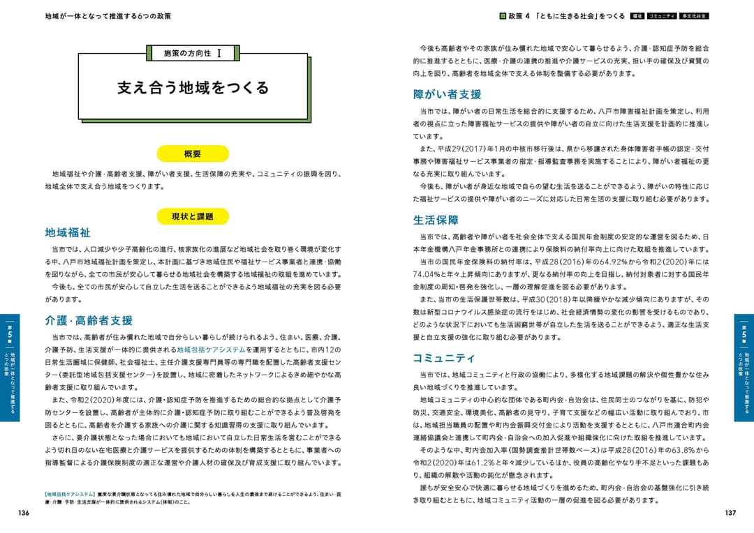 〈参考：掲載箇所〉施策の方向性Ⅰ 支え合う地域をつくる