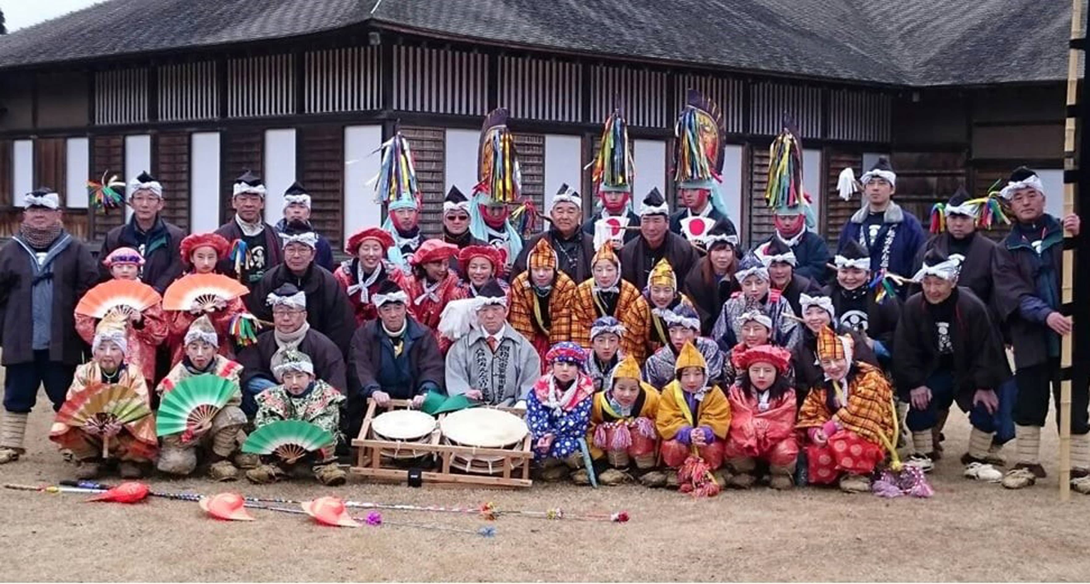 八戸市出身　大久保えんぶり組　代表 大館恒夫さん　
埼玉県出身　大久保えんぶり組　副代表 後藤智幸さんの写真3